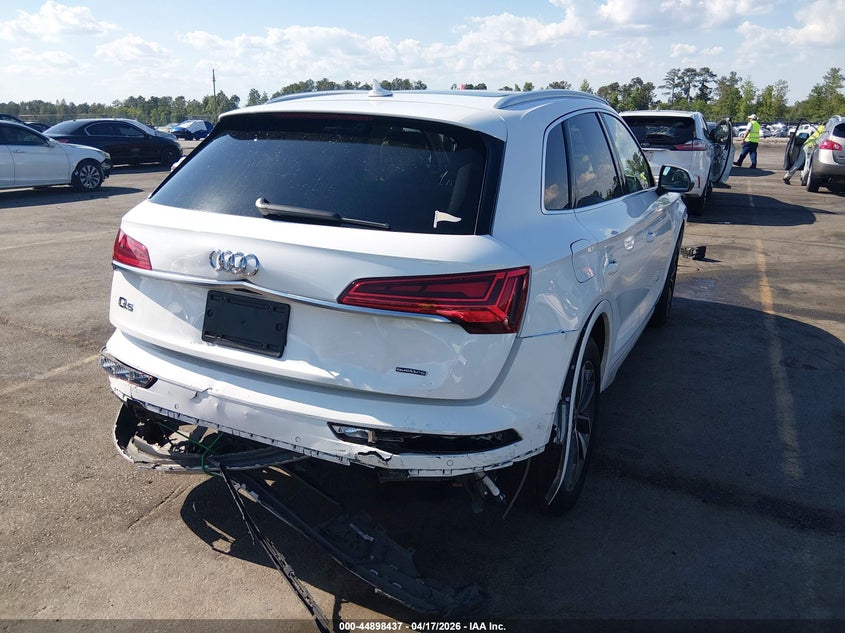 2021 Audi Q5 VIN WA1BAAFY8M2078720 IAAI salvage auction — FRONT & REAR, Wait Title, sold $9,700 on 2026-07-22 (photo 4)