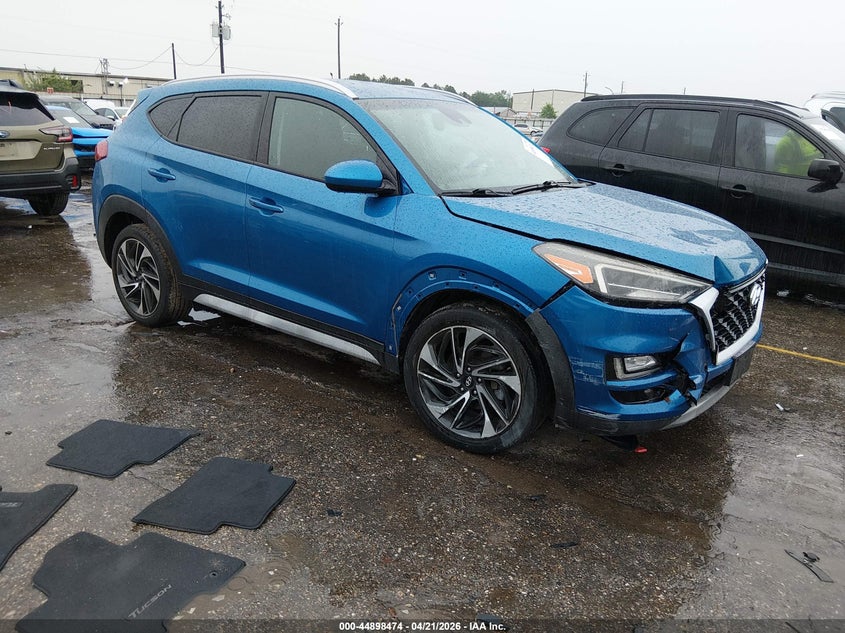 2021 Hyundai Tucson VIN KM8J33ALXMU369934 IAAI salvage auction — RIGHT FRONT, Original (Texas), sold $6,500 on 2026-07-15 (photo 1)