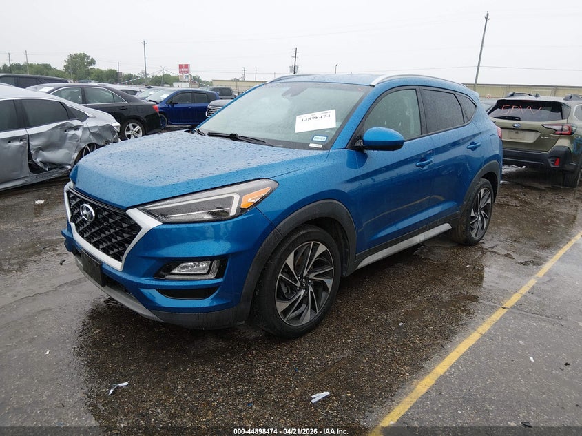 2021 Hyundai Tucson VIN KM8J33ALXMU369934 IAAI salvage auction — RIGHT FRONT, Original (Texas), sold $6,500 on 2026-07-15 (photo 2)