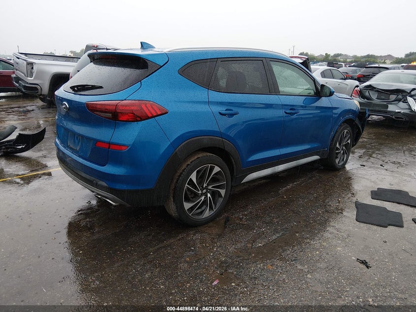 2021 Hyundai Tucson VIN KM8J33ALXMU369934 IAAI salvage auction — RIGHT FRONT, Original (Texas), sold $6,500 on 2026-07-15 (photo 4)