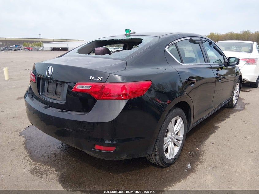 2013 Acura Ilx VIN 19VDE1F37DE000447 IAAI salvage auction — HAIL, Salvage Title, sold $25 on 2026-10-13 (photo 4)