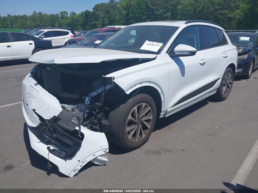 2025 Audi Q6 VIN WA124BGFXSA073645 IAAI salvage auction — FRONT END, Salvage Title, sold $22,150 on 2026-07-15 (photo 2)