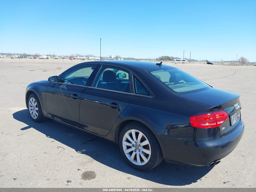 2012 Audi A4 VIN WAUBFAFL6CN013533 IAAI salvage auction — SIDE, Salvage (Texas), sold $275 on 2026-07-13 (photo 3)