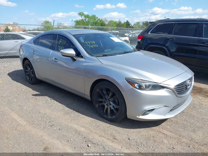 2016 Mazda 6 VIN JM1GJ1W52G1400795 IAAI salvage auction — NORMAL WEAR, Clear (Virginia), sold $2,650 on 2026-07-07 (photo 1)
