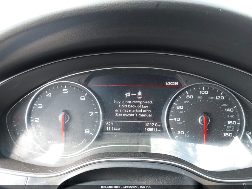 2016 Audi A6 VIN WAUFFAFC1GN103003 IAAI salvage auction — FRONT END, Wait Title, sold $300 on 2026-07-29 (photo 7)