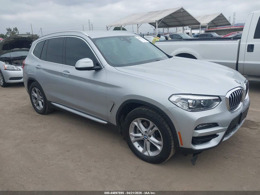 2021 BMW X3 VIN 5UXTY5C07M9F07219 IAAI salvage auction — LEFT SIDE, Salvage Title, sold $10,200 on 2026-07-29 (photo 1)