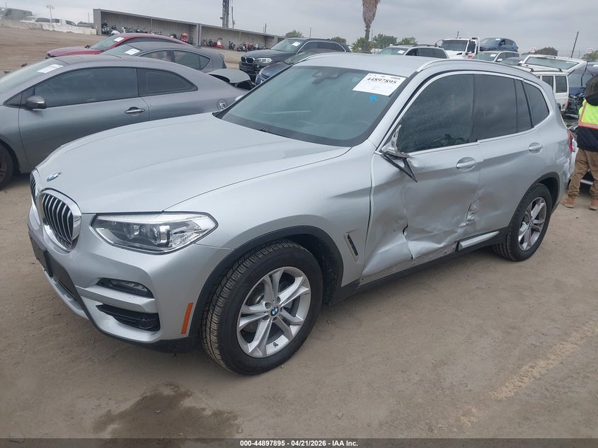 2021 BMW X3 VIN 5UXTY5C07M9F07219 IAAI salvage auction — LEFT SIDE, Salvage Title, sold $10,200 on 2026-07-29 (photo 2)