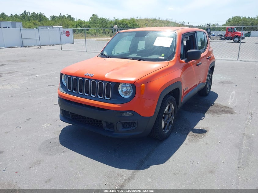 2015 Jeep Renegade VIN ZACCJAAT9FPB87895 IAAI salvage auction — RIGHT REAR, Salvage Title, sold $1,600 on 2026-07-13 (photo 2)
