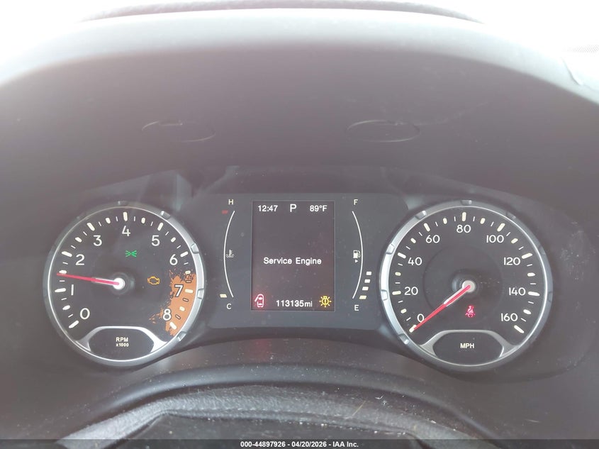 2015 Jeep Renegade VIN ZACCJAAT9FPB87895 IAAI salvage auction — RIGHT REAR, Salvage Title, sold $1,600 on 2026-07-13 (photo 7)