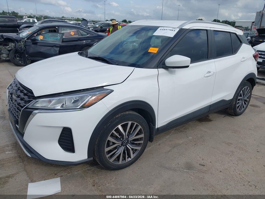 2022 Nissan Kicks VIN 3N1CP5CV6NL486128 IAAI salvage auction — REAR END, Original (Texas), sold $4,150 on 2026-07-21 (photo 2)
