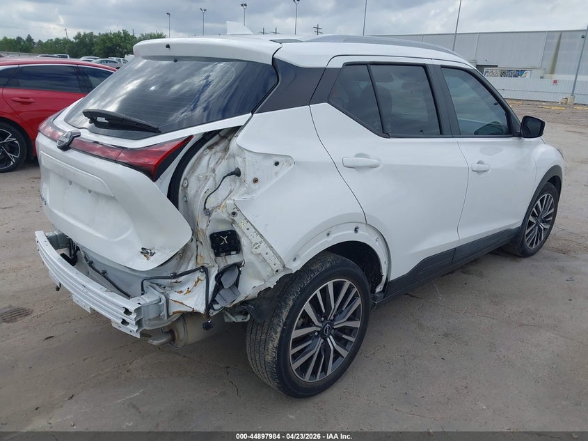 2022 Nissan Kicks VIN 3N1CP5CV6NL486128 IAAI salvage auction — REAR END, Original (Texas), sold $4,150 on 2026-07-21 (photo 4)