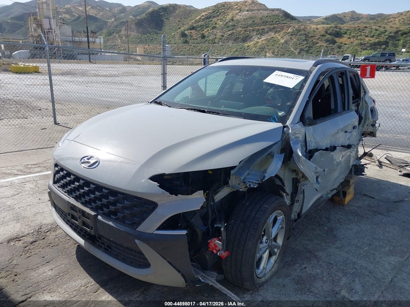 2022 Hyundai Kona VIN KM8K3CAB9NU916592 IAAI salvage auction — LEFT SIDE, Salvage Title, sold $1,600 on 2026-07-15 (photo 2)