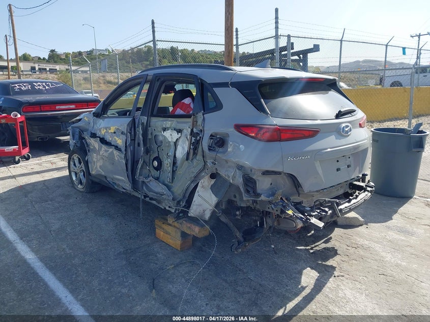 2022 Hyundai Kona VIN KM8K3CAB9NU916592 IAAI salvage auction — LEFT SIDE, Salvage Title, sold $1,600 on 2026-07-15 (photo 3)
