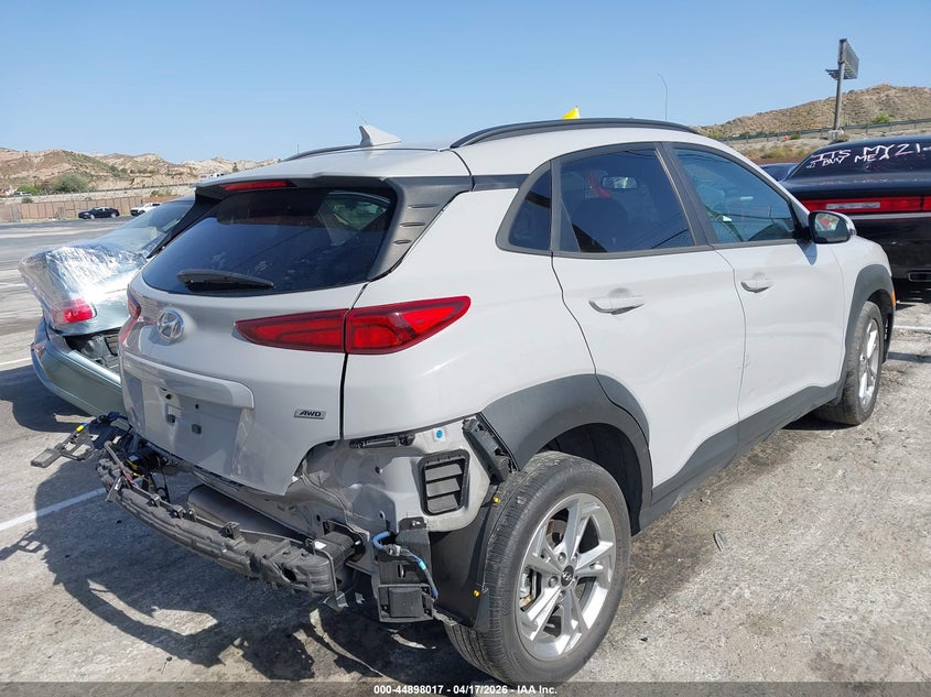 2022 Hyundai Kona VIN KM8K3CAB9NU916592 IAAI salvage auction — LEFT SIDE, Salvage Title, sold $1,600 on 2026-07-15 (photo 4)
