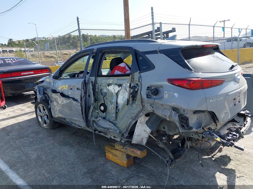 2022 Hyundai Kona VIN KM8K3CAB9NU916592 IAAI salvage auction — LEFT SIDE, Salvage Title, sold $1,600 on 2026-07-15 (photo 6)
