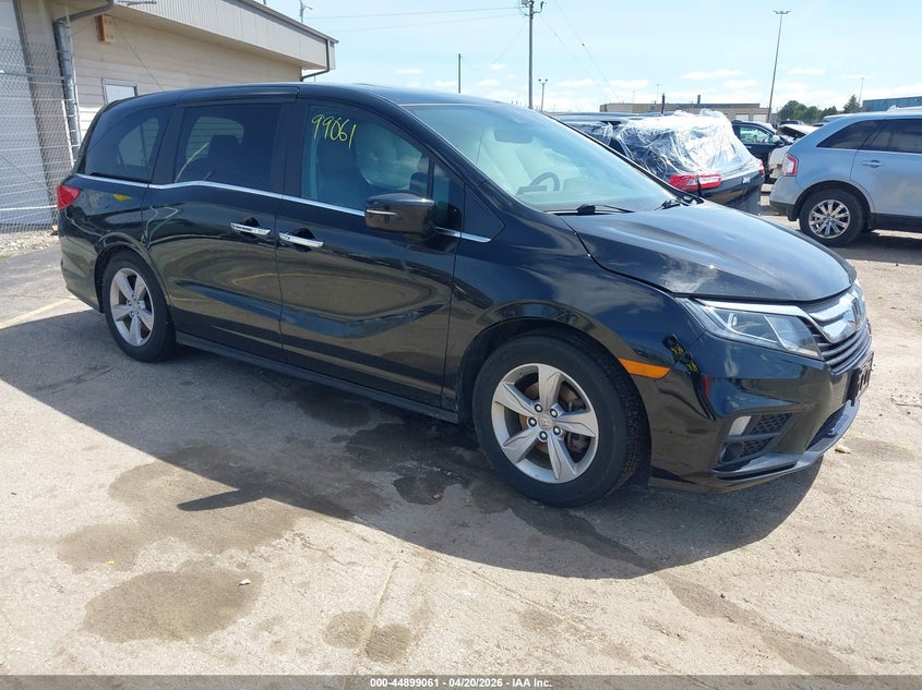 2019 Honda Odyssey VIN 5FNRL6H79KB056736 IAAI salvage auction — LEFT REAR, Salvage Title, sold $25 on 2026-07-29 (photo 1)