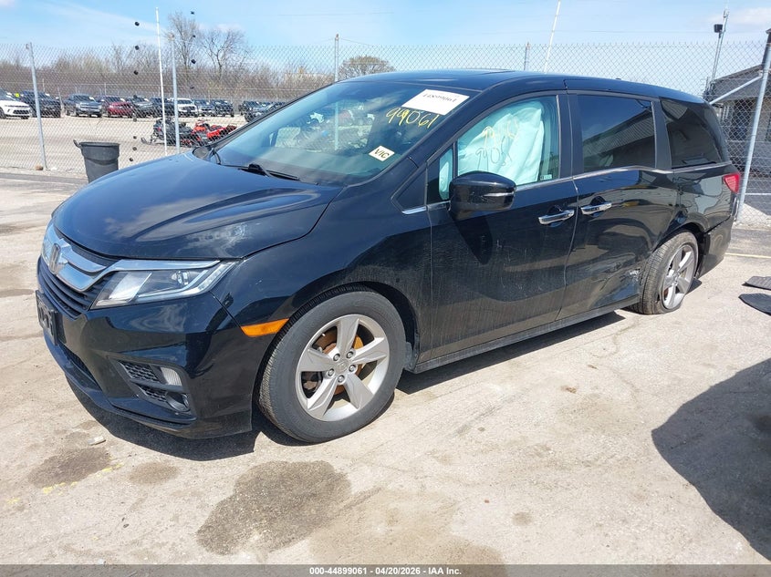 2019 Honda Odyssey VIN 5FNRL6H79KB056736 IAAI salvage auction — LEFT REAR, Salvage Title, sold $25 on 2026-07-29 (photo 2)