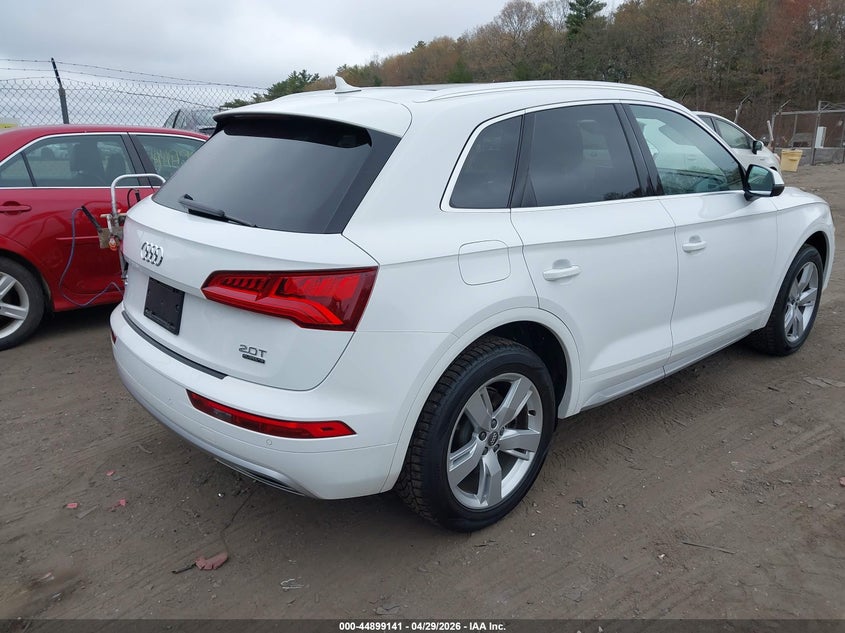 2018 Audi Q5 VIN WA1BNAFY8J2223691 IAAI salvage auction — LEFT FRONT, Salvage (Massachusetts), sold $2,850 on 2026-07-21 (photo 4)