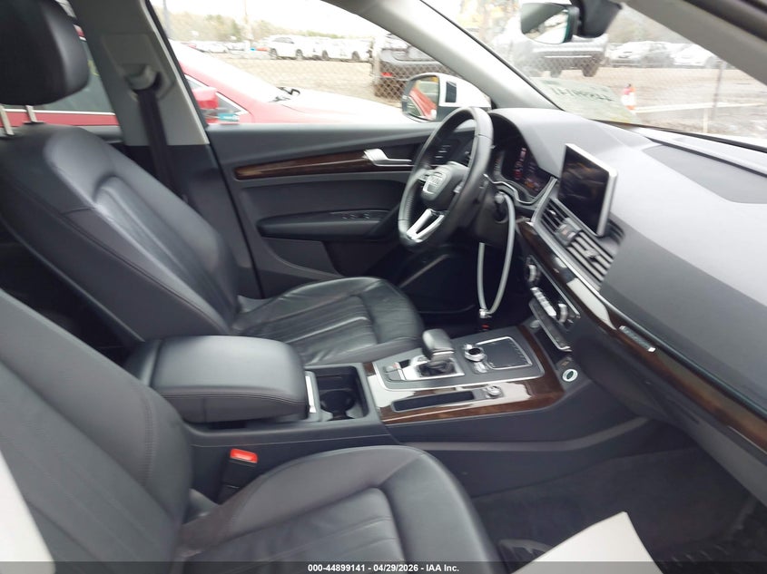 2018 Audi Q5 VIN WA1BNAFY8J2223691 IAAI salvage auction — LEFT FRONT, Salvage (Massachusetts), sold $2,850 on 2026-07-21 (photo 5)