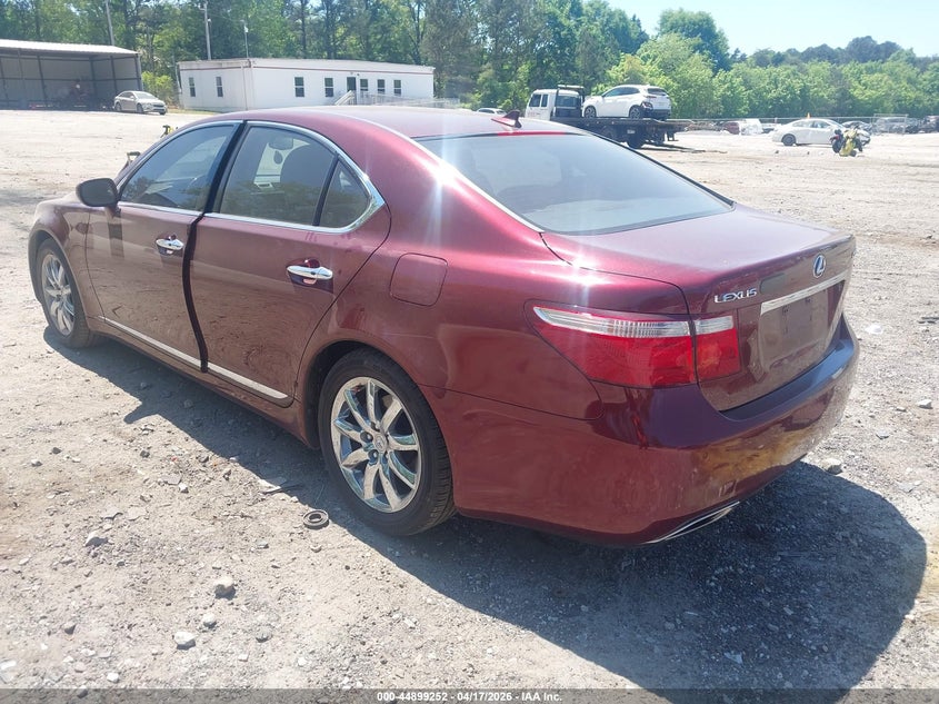 2008 Lexus Ls 460 VIN JTHBL46F885071396 IAAI salvage auction — FRONT END, Salvage (Georgia), sold $1,450 on 2026-07-10 (photo 3)