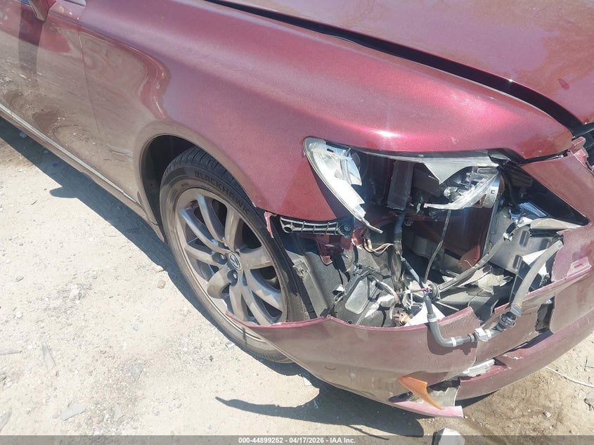 2008 Lexus Ls 460 VIN JTHBL46F885071396 IAAI salvage auction — FRONT END, Salvage (Georgia), sold $1,450 on 2026-07-10 (photo 6)