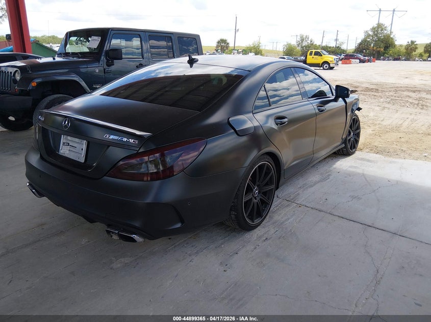 2014 Mercedes-benz Cls-klasse amg VIN WDDLJ7GB7EA109198 IAAI salvage auction — FRONT END, Rebuildable (Florida), sold $7,575 on 2026-07-14 (photo 4)