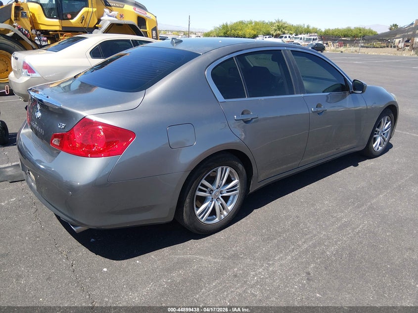 2013 Infiniti G VIN JN1CV6AP9DM726261 IAAI salvage auction — LEFT SIDE, Salvage (Nevada), sold $2,500 on 2026-07-31 (photo 4)
