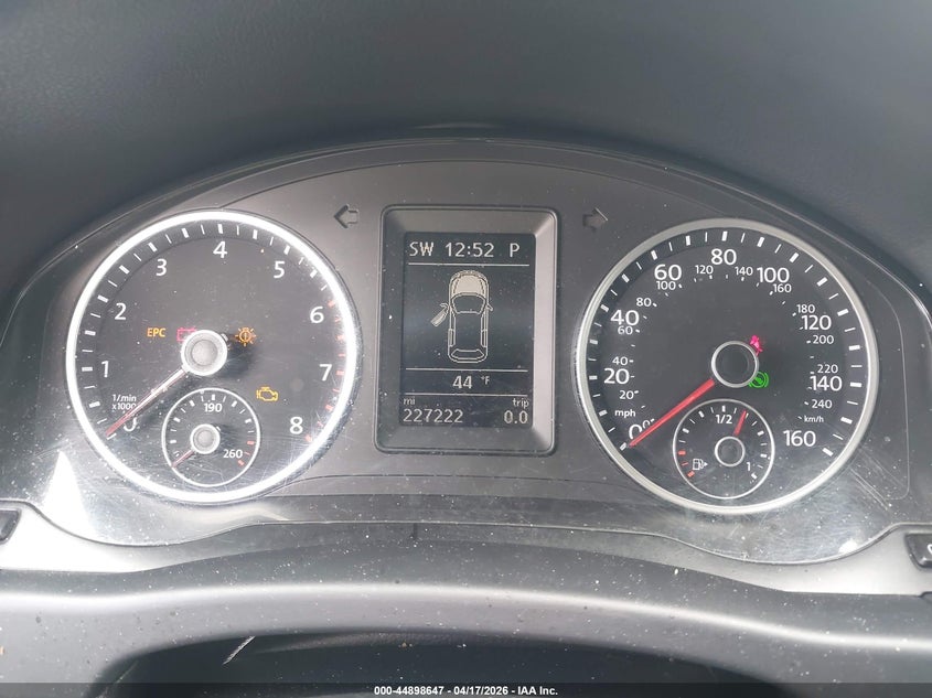 2014 Volkswagen Tiguan VIN WVGAV3AXXEW506924 IAAI salvage auction — LEFT SIDE, Salvage Title, sold $450 on 2026-07-16 (photo 7)