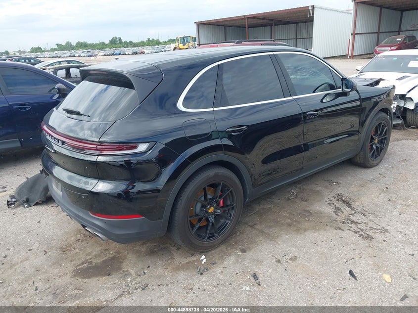 2024 Porsche Cayenne VIN WP1AL2AY5RDA32748 IAAI salvage auction — FRONT END, Salvage (Texas), sold $19,850 on 2026-07-13 (photo 4)
