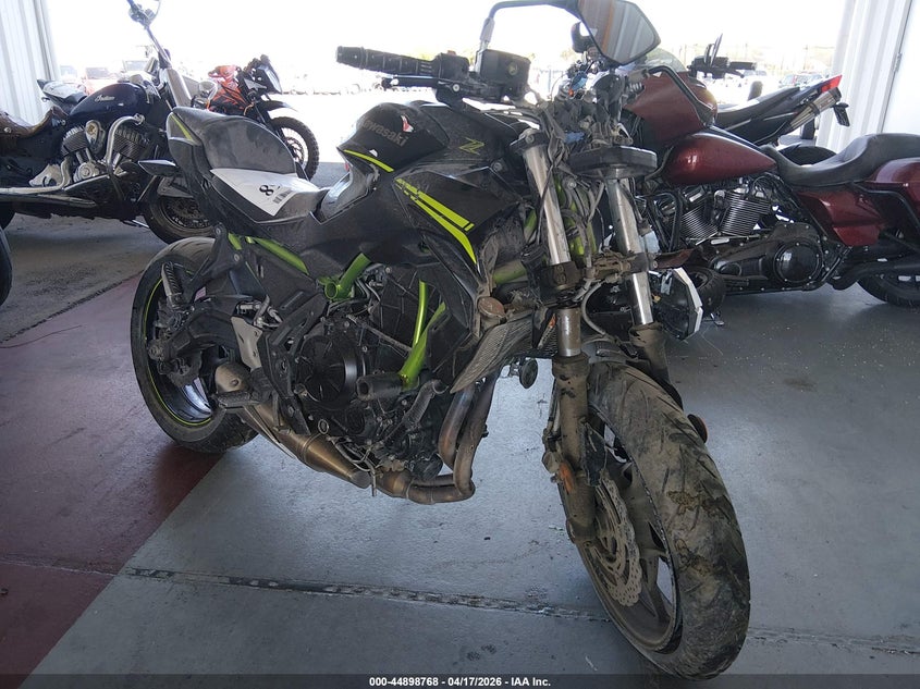 2020 Kawasaki Er VIN ML5EREK16LDA03686 IAAI salvage auction — FRONT END, Wait Title, sold $25 on 2026-07-29 (photo 1)