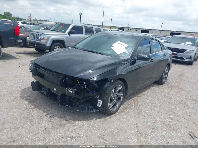 2025 Hyundai Elantra VIN KMHLS4DG4SU071232 IAAI salvage auction — FRONT END, Original (Texas), sold $10,500 on 2026-07-17 (photo 2)