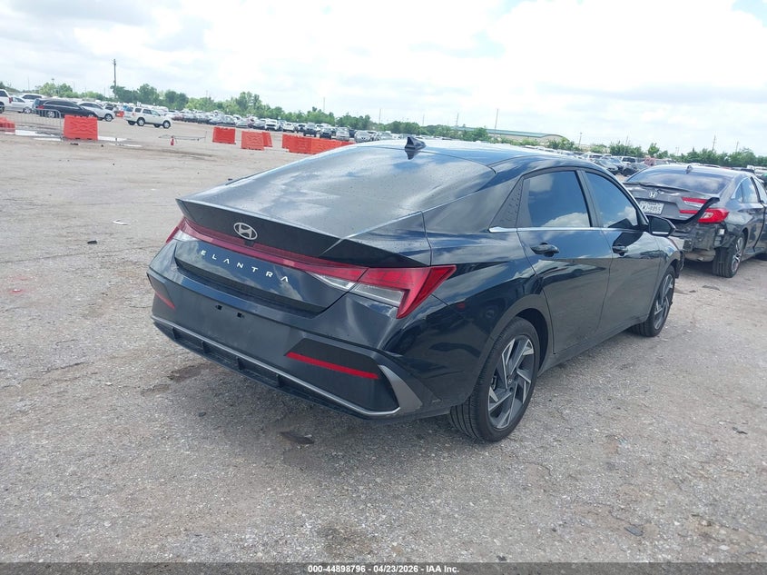 2025 Hyundai Elantra VIN KMHLS4DG4SU071232 IAAI salvage auction — FRONT END, Original (Texas), sold $10,500 on 2026-07-17 (photo 4)