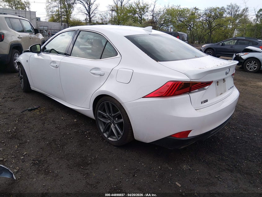 2019 Lexus Is VIN JTHC81D29K5035423 IAAI salvage auction — FRONT END, Salvage (New Jersey), sold $4,000 on 2026-07-06 (photo 3)