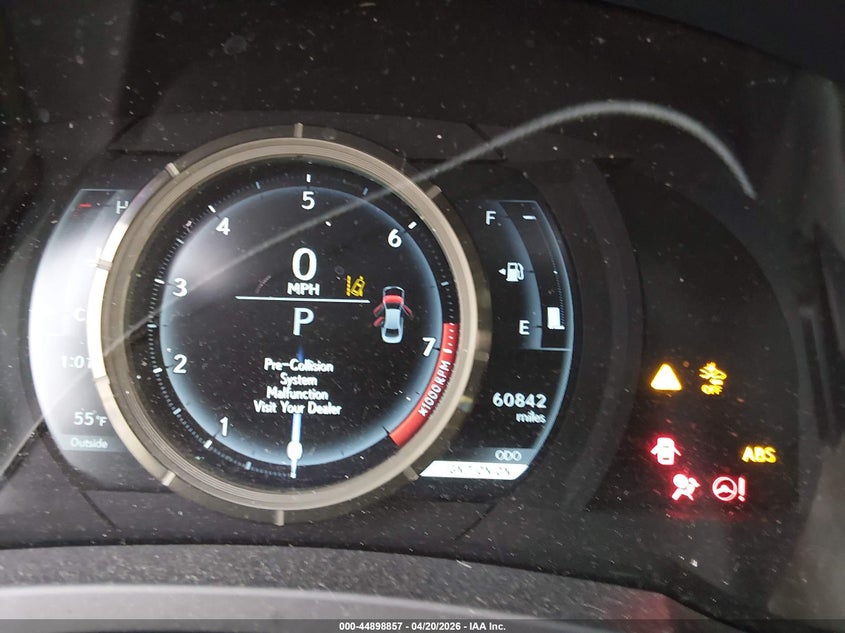 2019 Lexus Is VIN JTHC81D29K5035423 IAAI salvage auction — FRONT END, Salvage (New Jersey), sold $4,000 on 2026-07-06 (photo 7)