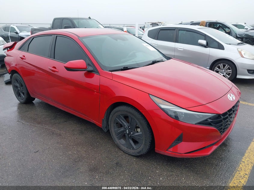 2022 Hyundai Elantra VIN 5NPLM4AGXNH065825 IAAI salvage auction — REAR END, Original (Texas), sold $3,400 on 2026-07-30 (photo 1)