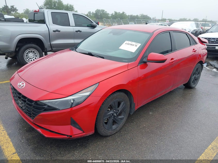 2022 Hyundai Elantra VIN 5NPLM4AGXNH065825 IAAI salvage auction — REAR END, Original (Texas), sold $3,400 on 2026-07-30 (photo 2)