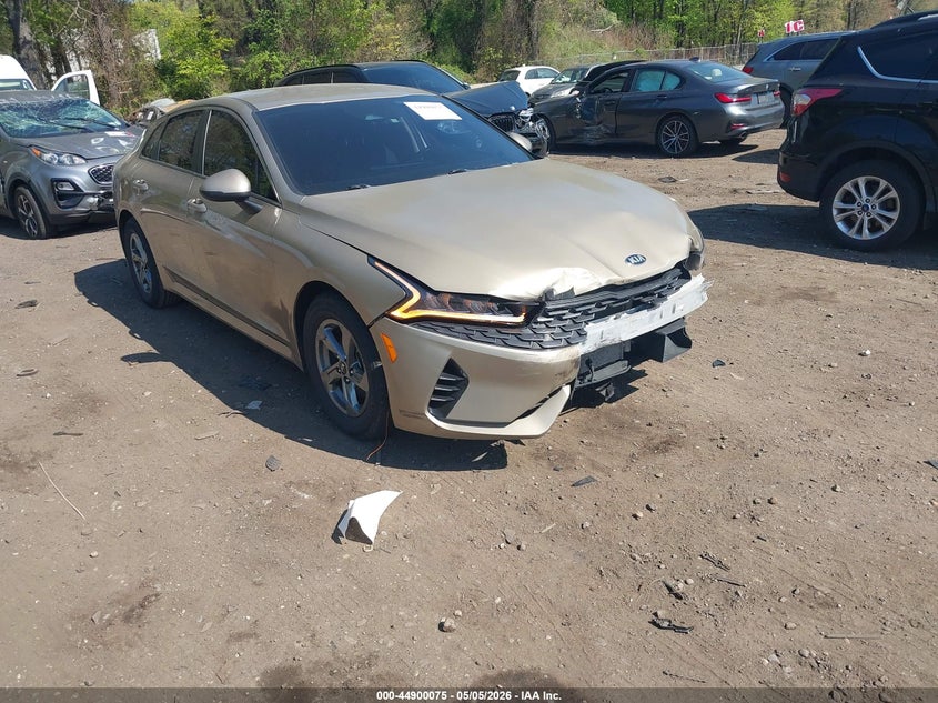 2021 Kia K5 VIN 5XXG14J2XMG051576 IAAI salvage auction — RIGHT SIDE, Salvage (Pennsylvania), sold $2,800 on 2026-07-07 (photo 1)