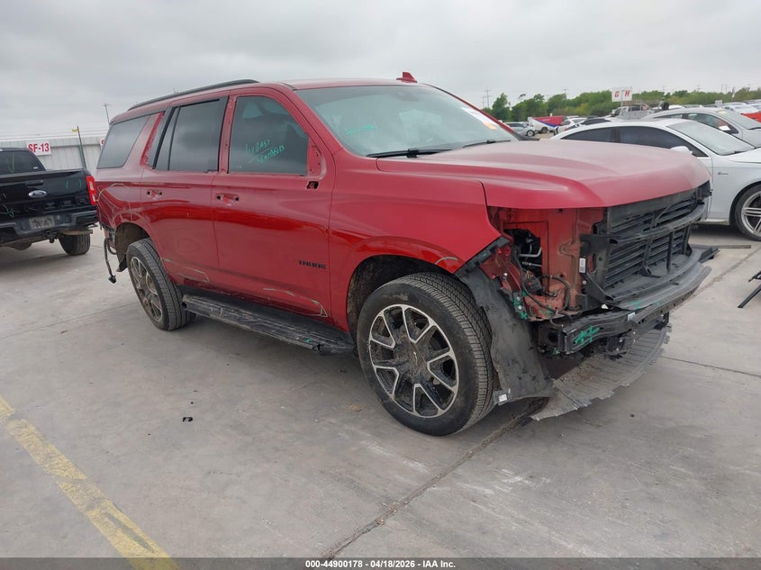 2024 Chevrolet Tahoe VIN 1GNSCRKD6RR132460 IAAI salvage auction — LEFT & RIGHT, Wait Title, sold $17,900 on 2026-07-29 (photo 1)