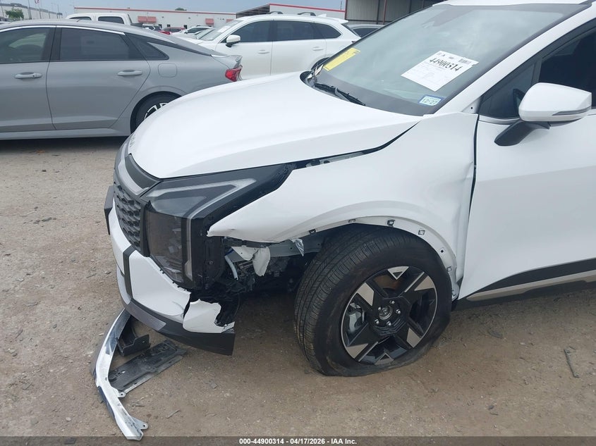 2026 Kia Sportage VIN 5XYK23DF5TG400105 IAAI salvage auction — LEFT SIDE, Original (Texas), sold $10,600 on 2026-07-21 (photo 6)