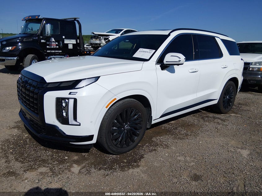 2025 Hyundai Palisade VIN KM8R7DGE9SU948898 IAAI salvage auction — RIGHT SIDE, Clear (Oklahoma), sold $20,600 on 2026-07-07 (photo 2)