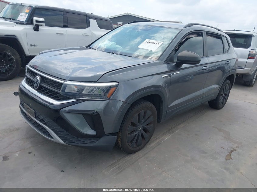 2022 Volkswagen Taos VIN 3VVCX7B29NM009219 IAAI salvage auction — RIGHT SIDE, Original (Texas), sold $3,050 on 2026-07-21 (photo 2)