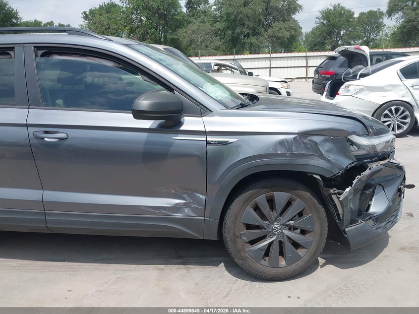 2022 Volkswagen Taos VIN 3VVCX7B29NM009219 IAAI salvage auction — RIGHT SIDE, Original (Texas), sold $3,050 on 2026-07-21 (photo 6)