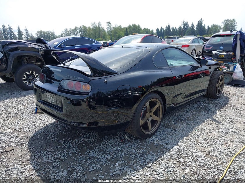 1995 Toyota Supra VIN JT2JA82J6S0028676 IAAI salvage auction — LEFT FRONT, Bill Of Sale (Washington), sold $81,200 on 2026-08-05 (photo 4)