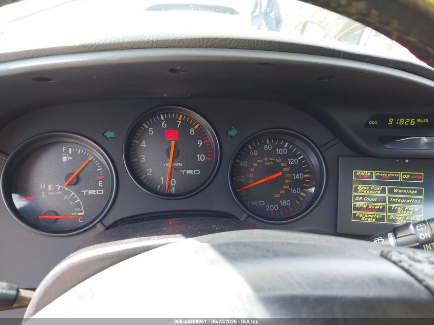 1995 Toyota Supra VIN JT2JA82J6S0028676 IAAI salvage auction — LEFT FRONT, Bill Of Sale (Washington), sold $81,200 on 2026-08-05 (photo 7)