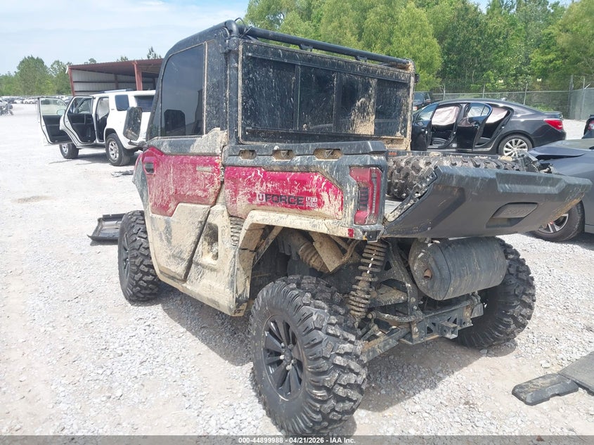2026 Cf moto Uforce VIN LCELE1ZF6TM000187 IAAI salvage auction — ROLLOVER, Salvage (Mississippi), sold $3,925 on 2026-07-07 (photo 3)