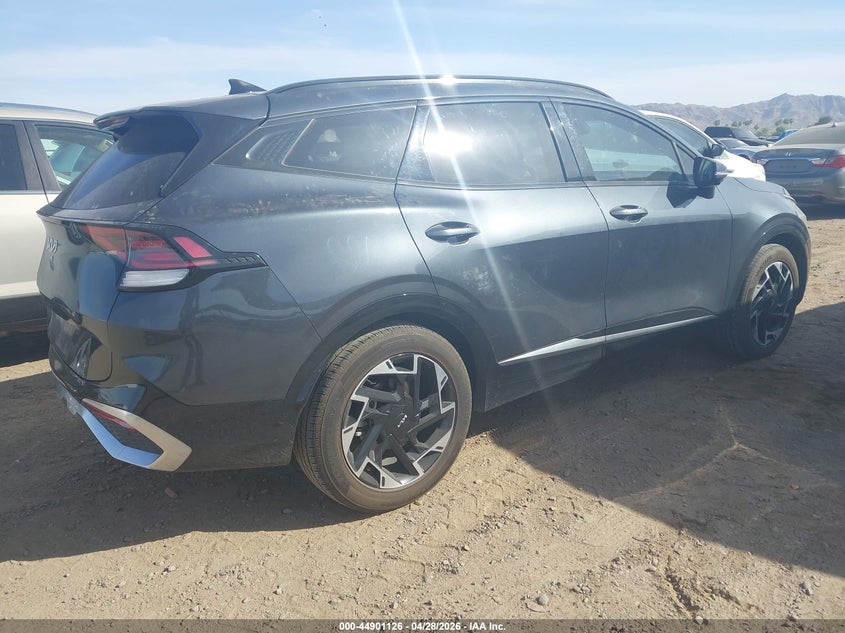 2023 Kia Sportage VIN 5XYK53AF9PG031539 IAAI salvage auction — REAR END, Salvage Title, sold $8,600 on 2026-07-14 (photo 4)