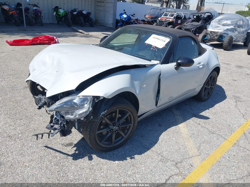 2016 Mazda Mx-5 VIN JM1NDAC72G0115962 IAAI salvage auction — FRONT END, Salvage Title, sold $425 on 2026-07-28 (photo 2)