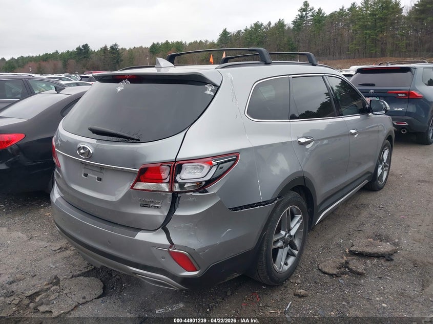 2018 Hyundai Santa fe VIN KM8SRDHF6JU271570 IAAI salvage auction — LEFT SIDE, Salvage Title, sold $5,150 on 2026-07-17 (photo 4)