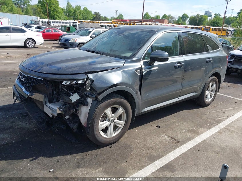 2022 Kia Sorento VIN 5XYRG4LC3NG116522 IAAI salvage auction — FRONT END, Wait Title, sold $5,150 on 2026-07-23 (photo 2)