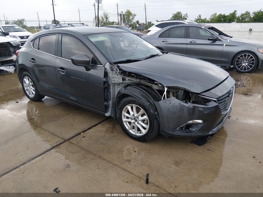 2016 Mazda 3 VIN JM1BM1K78G1322404 IAAI salvage auction — FRONT END, Original (Texas), sold $2,100 on 2026-07-10 (photo 1)